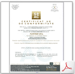 Certificat SRAC CE.